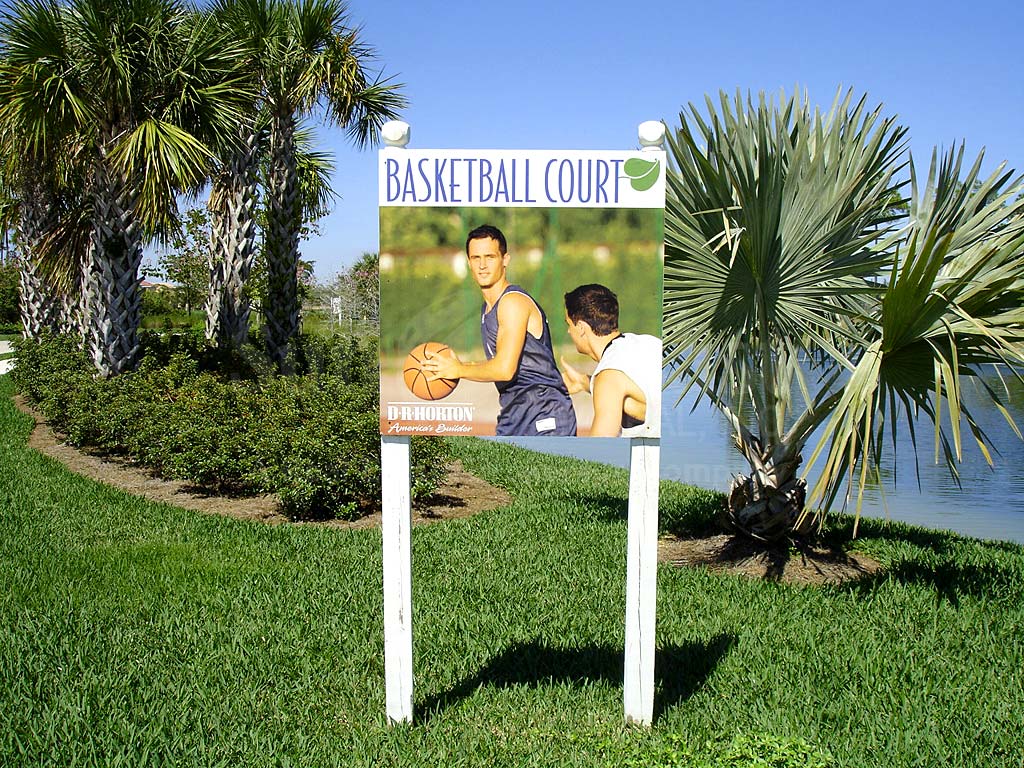 Lindsford Basketball Court Signage